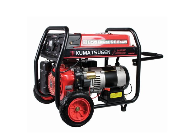 Kumatsugen GB9000MP Γεννήτρια Βενζίνης Τετράχρονη με Μίζα, Ρόδες και Μέγιστη Ισχύ 9kVA