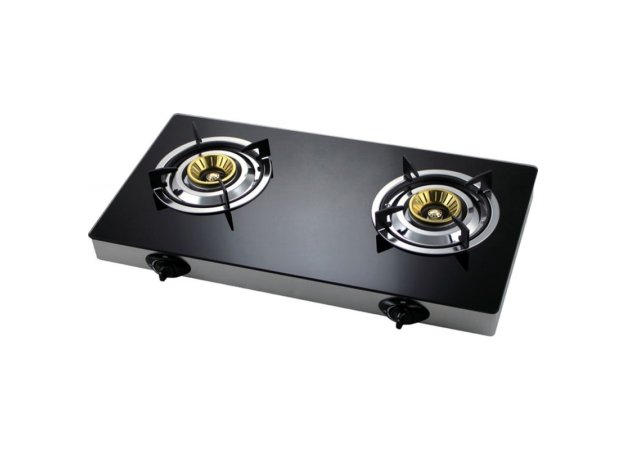 Bormann Elite BLG8000 Επιτραπέζια Εστία Υγραερίου Διπλή Μαύρη