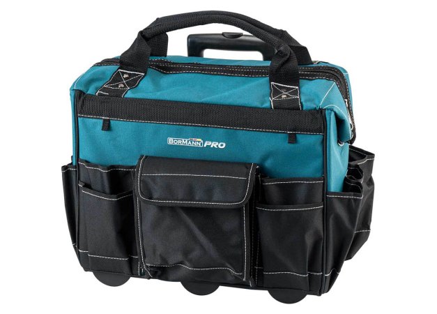 Bormann Pro BTB3250 Τσάντα Εργαλείων Χειρός Τροχήλατη Γαλάζια Μ44xΠ26xΥ41εκ.