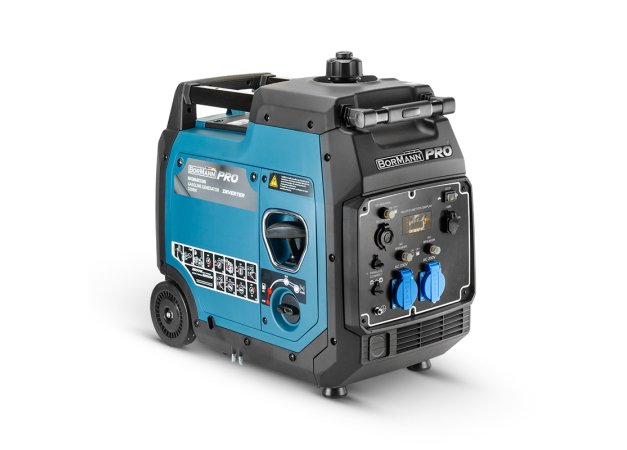 Bormann Pro BGB2035 Αθόρυβη Γεννήτρια Βαλιτσάκι Inverter Βενζίνης με Μίζα, Ρόδες και Ισχύ 4.5kVA