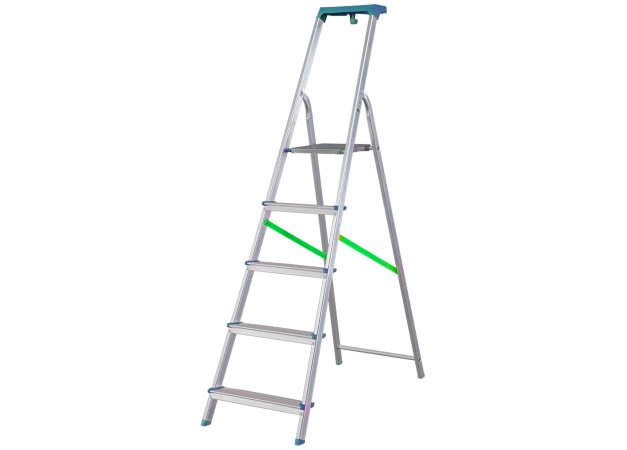 Bormann Pro BHL9010 Σκάλα Αλουμινίου με 5+1 Σκαλοπάτια