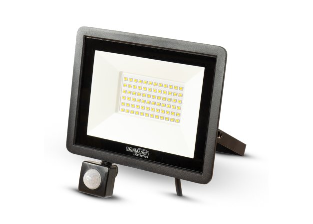 Bormann Lite BLF1940 Προβολέας Ισχύος 10W με Αισθητήρα Κίνησης και Φυσικό Λευκό Φως