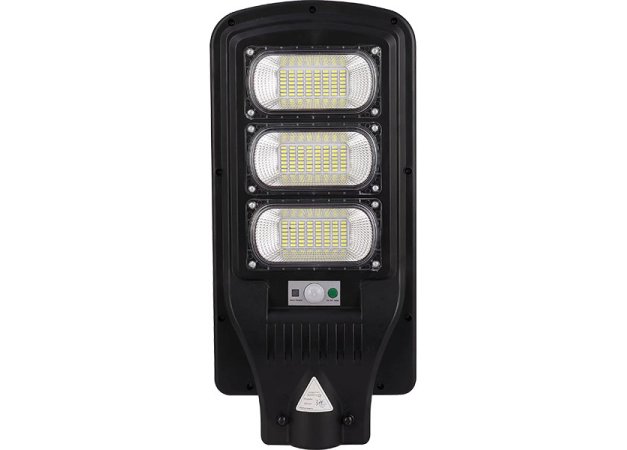 Bormann BLF3550 Ηλιακό Φωτιστικό Δρόμου με Ψυχρό Λευκό Φως σε Μαύρο Χρώμα 052487