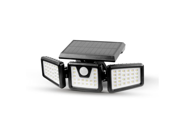 Bormann Lite BLF4000 Ηλιακός Προβολέας Ισχύος 6.5W με Αισθητήρα Κίνησης Ψυχρό Λευκό Φως Μαύρο 052456