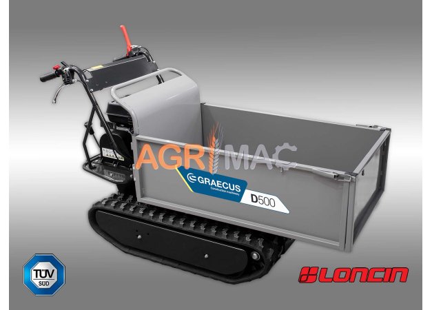 Agrimac Νταμπερ ερπυστριοφόρο με μηχανική ανατροπή D500
