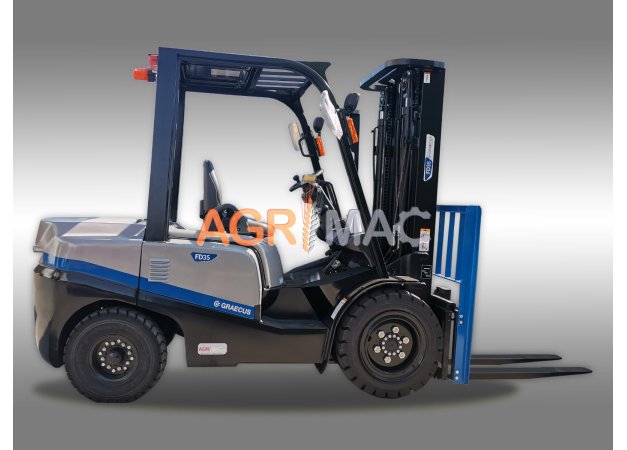 Κλάρκ 2.5Τ diesel | Duplex 3000mm | υδραυλική πλάγια μετατόπιση | πιρούνια 1220mm