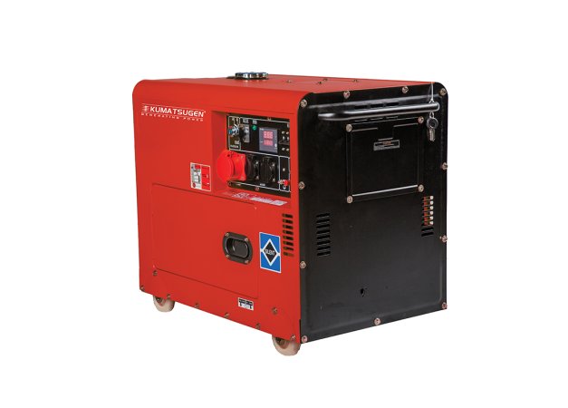 Kumatsugen GP10000MAT Τριφασική Γεννήτρια Πετρελαίου με Μίζα και Μέγιστη Ισχύ 6.6kVA