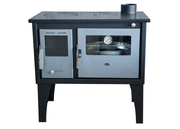 Agorastos ΣΑ 260 MINI Χαλύβδινη Ξυλόσομπα με Φούρνο 9kW Γκρι