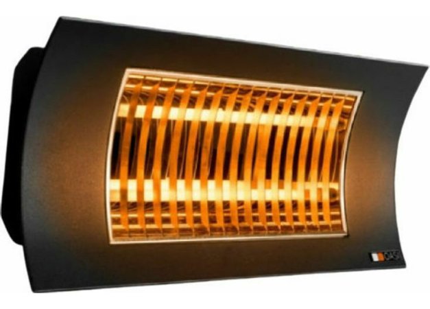 Oasi Black Ηλεκτρικό Κάτοπτρο Υπερύθρων με Ισχύ 2kW +Δώρο Γάντια Εργασίας