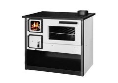 Skladova Tehnika Ognyana Χαλύβδινη Ξυλόσομπα με Φούρνο 9kW Λευκή