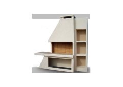 Χτιστή Ψησταριά ΨΤ7 Ελληνικό Πυρότουβλο Ξυλοκάρβουνου