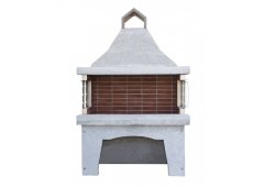 Χτιστή Ψησταριά ΨΤ8 1,50 μ Ελληνικό Πυρότουβλο