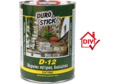 Durostick Βερνίκι Πέτρας Διαλύτου D-12 15lt Διάφανο