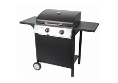 Bormann BBQ2000 Ψησταριά Υγραερίου Μαντεμένιας Σχάρας 45x45εκ. με 2 Εστίες 7.2kW