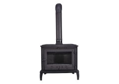 Thermogatz TGM 008A Μαντεμένια Ξυλόσομπα 13kW Μαύρη