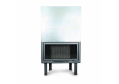 Thermogatz W 70 D Ενεργειακό Τζάκι Ξύλου 15.3kW Ίσιο με Πόρτα Συρόμενη Ανοιγόμενη