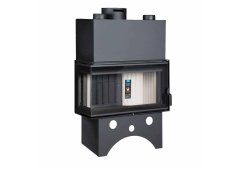 Thermogatz 02.203.192 Ενεργειακό Τζάκι Αερόθερμο TGWR 80 ΑΝ CORNER L