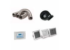 Warm 02.208.123 Κιτ Βεντιλατέρ για Τζάκι 350 m3/h