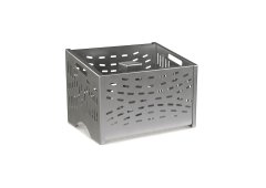 Thermogatz Inox Κουτί Αποθήκευσης Ξύλων 40x29x30cm Ασημί