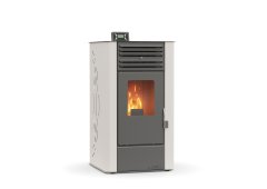 Thermogatz 10 GSP Σόμπα Pellet Αερόθερμη 10.3kW Μπεζ
