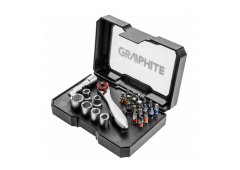 Σετ καρυδάκια GRAPHITE και μύτες, 26 τεμάχια, 56Η604