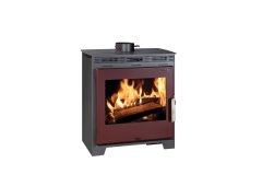 Syrios Menalon Χαλύβδινη Ξυλόσομπα 17.5kW Γκρι