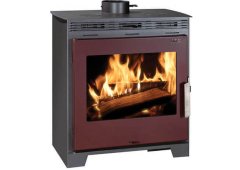 Syrios Artemision 2018 Χαλύβδινη Ξυλόσομπα Αερόθερμη 17kW Μπορντό