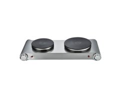 Bormann BEP1000 Επιτραπέζια Εστία Εμαγιέ Διπλή Inox