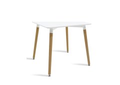 Natali Τετράγωνο Τραπέζι Κουζίνας Ξύλινο 80x80x76εκ.