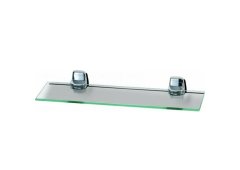 Gloria Hotelia 03-8012 Επιτοίχια Ραφιέρα Μπάνιου Γυάλινη με 1 Ράφι