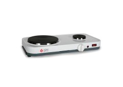 Thermogatz Gs 1950 Επιτραπέζια Εστία Εμαγιέ Διπλή Λευκή