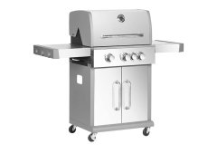 Bormann Elite BBQ5040 Ψησταριά Υγραερίου Μαντεμένιας Σχάρας 60x45εκ. με 3 Εστίες 10.8kW
