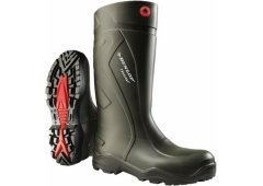 Dunlop Purofort+ Αντιολισθητικές Ανδρικές Γαλότσες Εργασίας Γονάτου σε Πράσινο Χρώμα