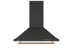 Thermogatz TGS 950 BL Rustic Απορροφητήρας Καμινάδα 60cm Μαύρος