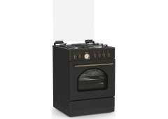 Thermogatz TGS 4310 ANTH Κουζίνα 60lt με Εστίες Υγραερίου Π60εκ. Μαύρη