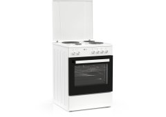 Thermogatz TGS E120 WH Κουζίνα 60lt με Εμαγιέ Εστίες Π60εκ. Λευκή