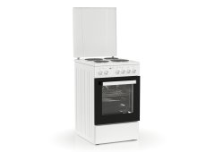 Thermogatz TGS E50 WH Κουζίνα 47lt με Εμαγιέ Εστίες Π50εκ. Λευκή