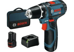 Bosch GSR 12V-15 Δραπανοκατσάβιδο Μπαταρίας 12V 2x2Ah