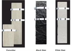 Climastar slim towel radiators 800 (100x50x5)cm ηλεκτρική πετσετοκρεμάστρα με τεχνολογία Dual-Kherr