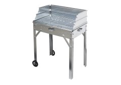 Thermogatz Ψησταριά Κάρβουνου 80x40cm Νο84 Γαλβανιζέ