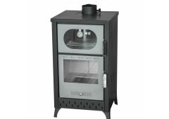 Agorastos ΣΑ-250 Χαλύβδινη Ξυλόσομπα με Φούρνο 15.5kW Γκρι