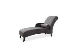 Ανάκλινδρο Megan pakoworld βελούδο ανθρακί