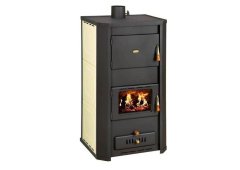 Prity WD W29 Κεραμική Ξυλόσομπα Καλοριφέρ 30kW Μπεζ