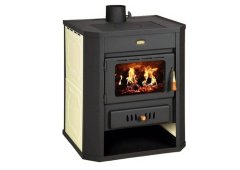 Prity WD W15 Μεταλλική Ξυλόσομπα Καλοριφέρ 19kW Μπεζ