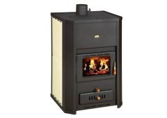 Prity WD W24 Μεταλλική Ξυλόσομπα Καλοριφέρ 24kW Μπεζ