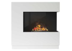 Dimplex Zen Επιδαπέδιο Ηλεκτρικό Τζάκι 125W 90x88cm Λευκό