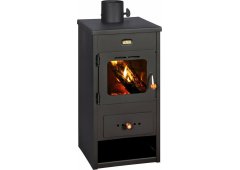 Prity K1 Optima Μεταλλική Ξυλόσομπα 9kW Μαύρη
