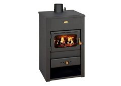 Prity K2 Μεταλλική Ξυλόσομπα 10kW Μαύρη