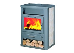 Skladova Tehnika Grand AB Χαλύβδινη Ξυλόσομπα Καλοριφέρ 8kw