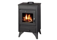 Skladova Tehnika Toledo Χαλύβδινη Ξυλόσομπα 14kW Μαύρη